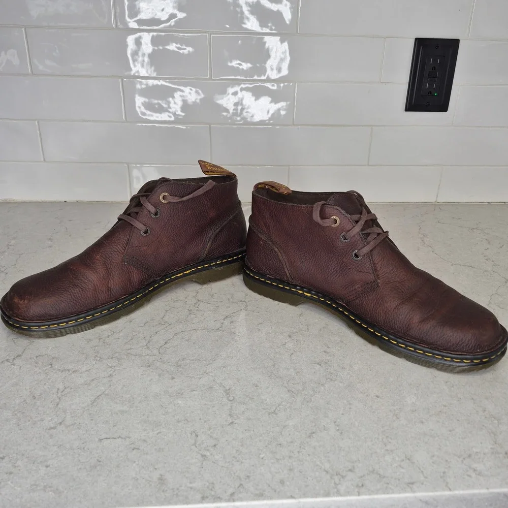 Dr. Martens Sussex Chukka Boot Slip Resistant 12 Brown Mens